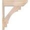 Ekena Millwork Merced Slat Smooth Outlooker, Douglas Fir, 7 1/2"W x 24"D x 28"H OUT08X24X28MRC06SDF - alternate 2